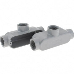 Value Collection - Form 85, T Body, 1" Trade, IMC, Rigid Aluminum Conduit Body - Oval - Caliber Tooling