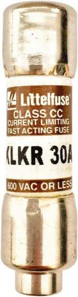 Value Collection - 600 VAC, 30 Amp, Fast-Acting Semiconductor/High Speed Fuse - 1-1/2" OAL, 200 (RMS Symmetrical) kA Rating, 13/32" Diam - Caliber Tooling