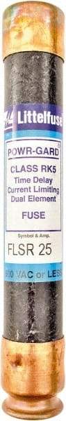 Value Collection - 300 VDC, 600 VAC, 25 Amp, Time Delay General Purpose Fuse - 200 kA Rating - Caliber Tooling