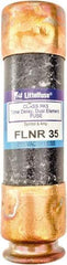 Value Collection - 125 VDC, 250 VAC, 35 Amp, Time Delay General Purpose Fuse - 3" OAL, 200 kA Rating, 13/16" Diam - Caliber Tooling