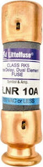 Value Collection - 125 VDC, 250 VAC, 10 Amp, Time Delay General Purpose Fuse - 2" OAL, 200 kA Rating, 9/16" Diam - Caliber Tooling