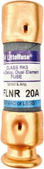 Value Collection - 125 VDC, 250 VAC, 20 Amp, Time Delay General Purpose Fuse - 2" OAL, 200 kA Rating, 9/16" Diam - Caliber Tooling