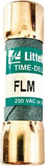 Value Collection - 250 VAC, 0.6 Amp, Time Delay Plug Fuse - 1-1/2" OAL, 10 at AC kA Rating, 13/32" Diam - Caliber Tooling