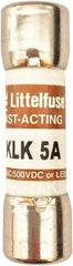 Value Collection - 600 VAC, 5 Amp, Fast-Acting Semiconductor/High Speed Fuse - 1-1/2" OAL, 100 at AC kA Rating, 13/32" Diam - Caliber Tooling