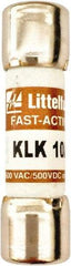 Value Collection - 600 VAC, 10 Amp, Fast-Acting Semiconductor/High Speed Fuse - 1-1/2" OAL, 100 at AC kA Rating, 13/32" Diam - Caliber Tooling