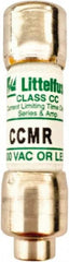 Littelfuse - 250 VDC, 600 VAC, 0.5 Amp, Time Delay General Purpose Fuse - Fuse Holder Mount, 38.1mm OAL, 20 at DC, 200 (RMS), 300 (Self-Certified) kA Rating, 10.3mm Diam - Caliber Tooling