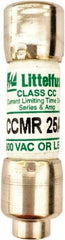 Value Collection - 500 VDC, 600 VAC, 25 Amp, Time Delay General Purpose Fuse - 300 at AC kA Rating - Caliber Tooling