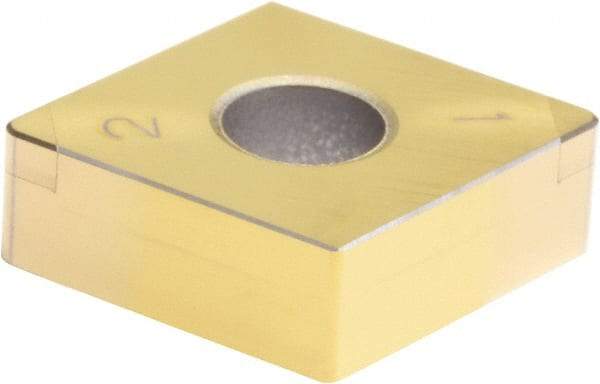 Sumitomo - 2NC-CNGA432 Grade BNC300 PCBN Turning Insert - TiN Finish, 80° Diamond, 1/2" Inscr Circle, 3/16" Thick, 1/32" Corner Radius - Caliber Tooling