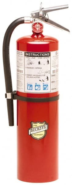 Buckeye Fire - 10 Lb, 4-A:80B:C Rated, Dry Chemical Fire Extinguisher - Caliber Tooling