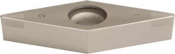 Sumitomo - 2NC-VBGA332 Grade BNC200 PCBN Turning Insert - TiN Finish, 35° Diamond, 3/8" Inscr Circle, 3/16" Thick, 1/32" Corner Radius - Caliber Tooling