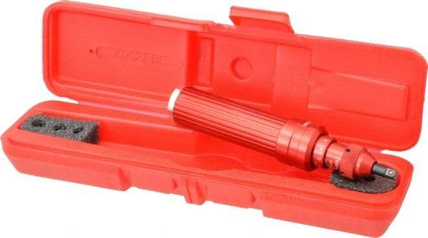 Proto - 20 to 100 In/Oz, Certified Adjustable Torque Limiting Screwdriver - 6-1/2" OAL, 1/4" Drive, 2 In/oz Graduation - Caliber Tooling