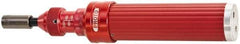 Proto - 1 Piece, 7 to 36 In/Lb, Adjustable Torque Limiting Screwdriver - 7-3/16" OAL, 1/4" Drive, 1 In/Lb Graduation - Caliber Tooling