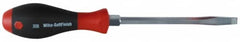 Wiha - 9/32" Blade Width, Standard Slotted Screwdriver - Exact Industrial Supply