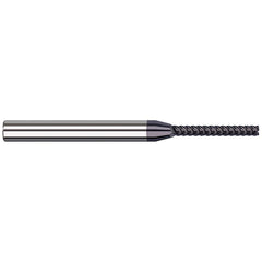 Harvey Tool - Square End Mills; Mill Diameter (Decimal Inch): 0.0600 ; Length of Cut (Inch): 1/2 ; Length of Cut (Decimal Inch): 0.5000 ; Material: Solid Carbide ; Finish/Coating: AlTiN Nano ; Shank Diameter (Inch): 1/8 - Exact Industrial Supply