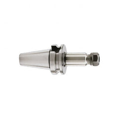 HAIMER - 0.04" to 0.63" Capacity, 3.94" Projection, BT50 Taper Shank, ER25 Collet Chuck - 0.0001" TIR, Through-Spindle - Exact Industrial Supply