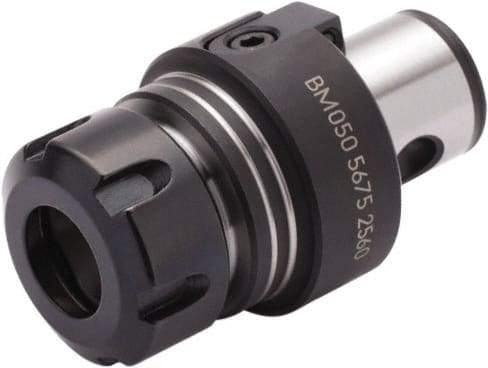 Seco - 0.039" to 0.63" Capacity, 2.755" Projection, Modular Connection, ER25 Collet Chuck - Through-Spindle - Exact Industrial Supply