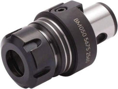 Seco - 0.039" to 0.63" Capacity, 60mm Projection, Modular Connection, ER25 Collet Chuck - Through-Spindle - Exact Industrial Supply