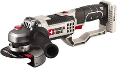 Porter-Cable - 4-1/2" Wheel Diam, 8,500 RPM, Cordless Cutoff & Cutoff-Grinder Tool - Right Angle Handle, 20 Volt - Caliber Tooling