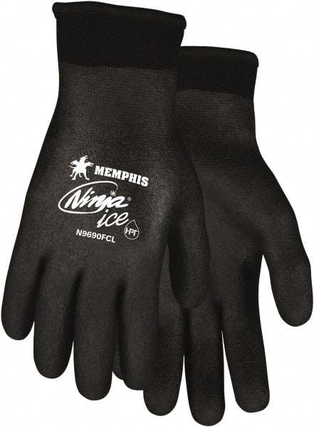 MCR Safety - Size 2XL (11) Nitrile Coated Nylon Work Gloves - Fully Coated, Paired - Caliber Tooling