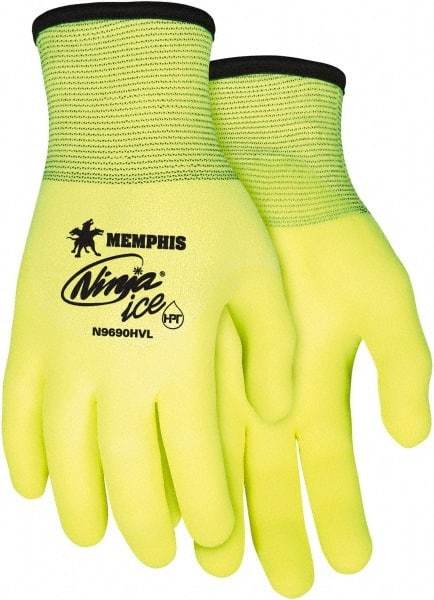 MCR Safety - Size XL Work Gloves - Yellow, Paired - Caliber Tooling