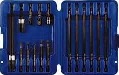 Irwin - 16 Piece, Screwdriver Insert Bit Set - #1 to #3 Phillips, T15 to T30 Torx - Caliber Tooling