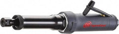 Ingersoll-Rand - 1/4" Collet, Straight Handle, Air Extended Length Die Grinder - 18,000 RPM, Rear Exhaust, 14 CFM, 1 hp, 90 psi - Caliber Tooling