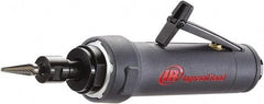 Ingersoll-Rand - 1/4" Collet, Straight Handle, Air Straight Die Grinder - 18,000 RPM, Rear Exhaust, 14 CFM, 1 hp, 90 psi - Caliber Tooling