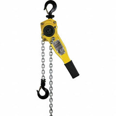 OZ Lifting Products - 1,500 Lb Capacity, 20' Lift Height, Chain Lever Hoist with Overload Protection - Caliber Tooling