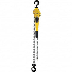 OZ Lifting Products - 3,000 Lb Capacity, 10' Lift Height, Chain Lever Hoist with Overload Protection - Caliber Tooling