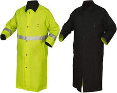 MCR Safety - Size 2XL, Yellow, Rain Jacket - 2 Pockets, Detachable Hood - Caliber Tooling