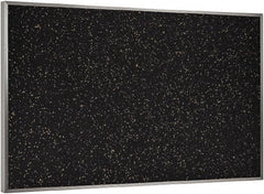 Ghent - 46-1/2" Wide x 36" High Open Cork Bulletin Board - Rubber, Tan Speckled - Caliber Tooling