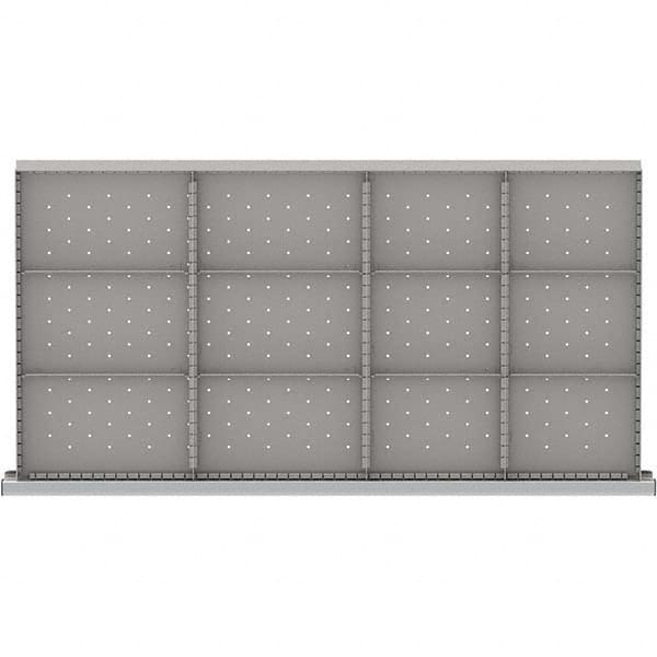 LISTA - 12-Compartment Drawer Divider Layout for 3.15" High Drawers - Caliber Tooling