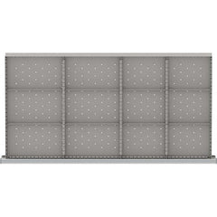 LISTA - 12-Compartment Drawer Divider Layout for 3.15" High Drawers - Caliber Tooling