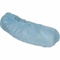 KleenGuard - Size Universal, Spunbond, Non-Skid Shoe Cover - Blue, Non-Chemical Resistant - Caliber Tooling