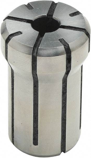 Parlec - 37/64 Inch, Series DA180 Double Angle Coolant Collet - 1.639 Inch Overall Length, 1.025 Inch Overall Diameter, 0.0004 Inch TIR 600 PSI - Exact Industrial Supply