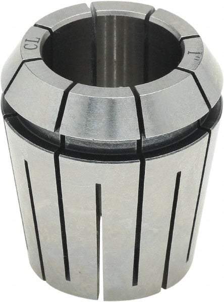 Parlec - 23mm ER40 Coolant Collet - 0.0002" TIR, 1.811" OAL, 1.614" Overall Diam - Exact Industrial Supply