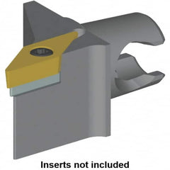 Kennametal - Right Hand Cut, Size KM20, VB.. Insert Compatiblity, Modular Turning & Profiling Cutting Unit Head - 12.5mm Ctr to Cutting Edge, 25mm Head Length, Series KM Mini - Caliber Tooling