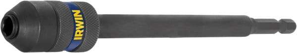 Irwin - 1/4" Drive Standard Socket Extension - 6" OAL, Black Oxide Finish - Caliber Tooling