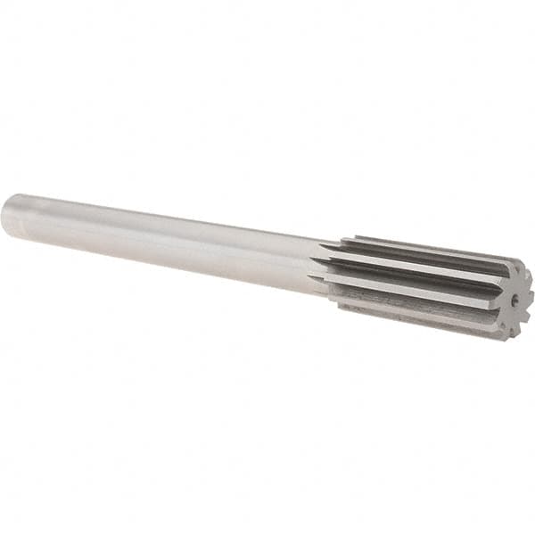 Alvord Polk - 29mm High Speed Steel 10 Flute Chucking Reamer - Straight Flute, Straight Shank - Caliber Tooling