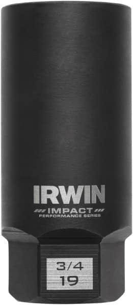 Irwin - 3/8" Drive Reverse Spiral Flute Hex Bolt Remover - 1/4" Hex, 2-1/2" OAL - Caliber Tooling