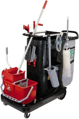 Unger - 35 Gal Plastic Janitor Cart - 22-1/2" Width - Caliber Tooling