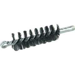 1-1/4″ Single Spiral Flue Brush, .012 Steel Fill - Caliber Tooling