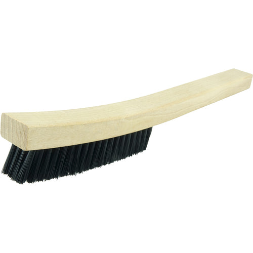 Plater's Brush, Nylon Fill, 4 × 19 Rows - Caliber Tooling