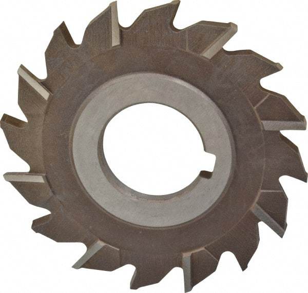 Keo - 3" Diam x 3/16" Width of Cut, 16 Teeth, High Speed Steel Side Milling Cutter - Staggered Teeth, Uncoated - Caliber Tooling