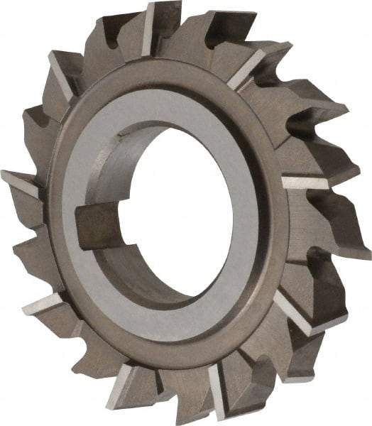 Keo - 3" Diam x 1/2" Width of Cut, 18 Teeth, High Speed Steel Side Milling Cutter - Staggered Teeth, Uncoated - Caliber Tooling