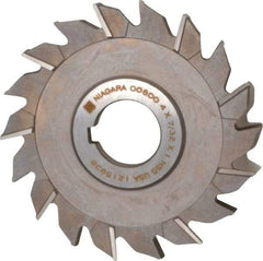 Keo - 4" Diam x 7/32" Width of Cut, 18 Teeth, High Speed Steel Side Milling Cutter - Staggered Teeth, Uncoated - Caliber Tooling