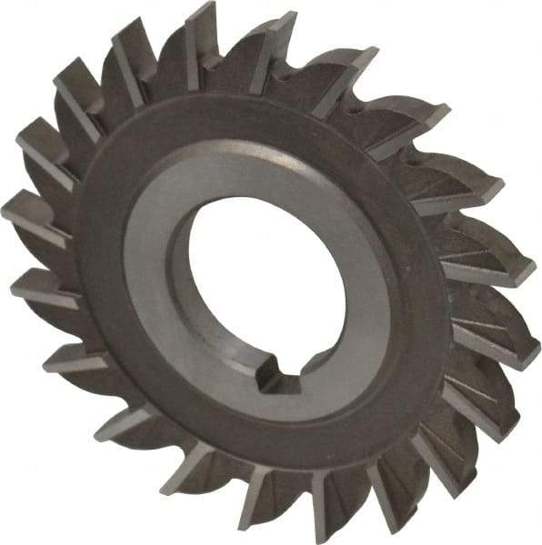 Keo - 3" Diam x 1/4" Width of Cut, 20 Teeth, High Speed Steel Side Milling Cutter - Straight Teeth, Uncoated - Caliber Tooling