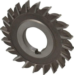 Keo - 3" Diam x 1/4" Width of Cut, 20 Teeth, High Speed Steel Side Milling Cutter - Straight Teeth, Uncoated - Caliber Tooling