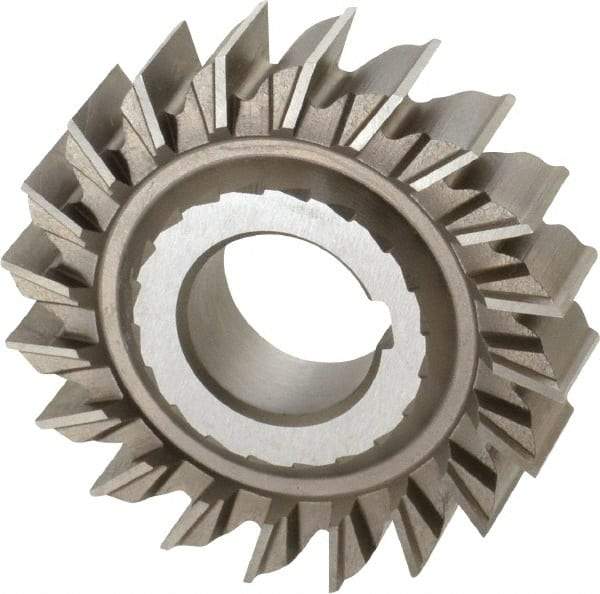 Keo - 3" Diam x 3/4" Width of Cut, 20 Teeth, High Speed Steel Side Milling Cutter - Straight Teeth, Uncoated - Caliber Tooling