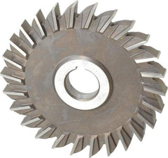 Keo - 5" Diam x 1/2" Width of Cut, 26 Teeth, High Speed Steel Side Milling Cutter - Straight Teeth, Uncoated - Caliber Tooling